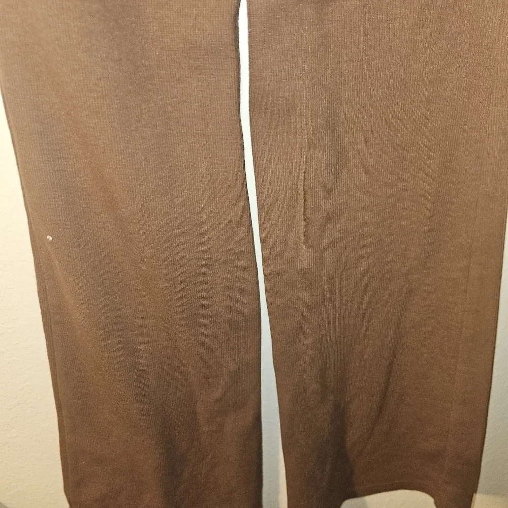 Pac Sun Womans Brown Flared Leg Leggings Size M - Picture 9 of 11